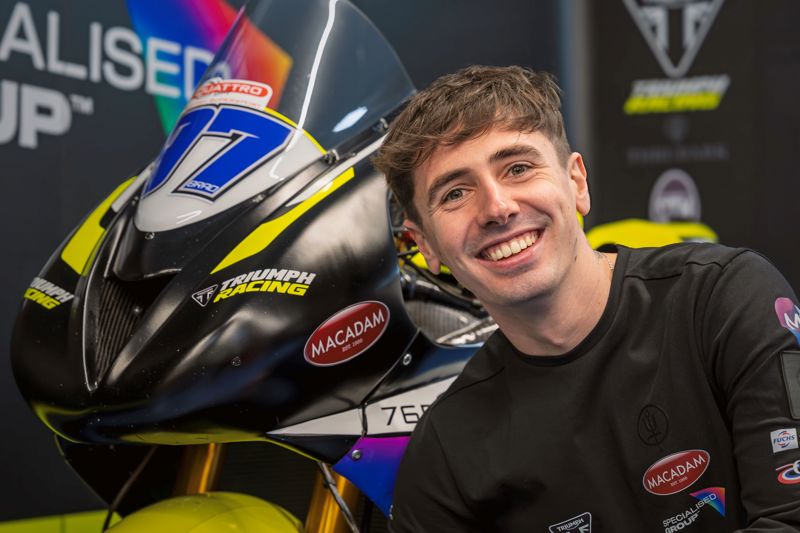 Perie completes 2026 Macadam Triumph Factory Racing line-up
