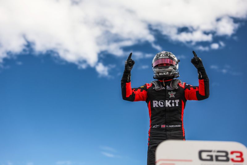 Fairclough wins again in Donington Park race two as Bedrin suffers first GB3 retirement