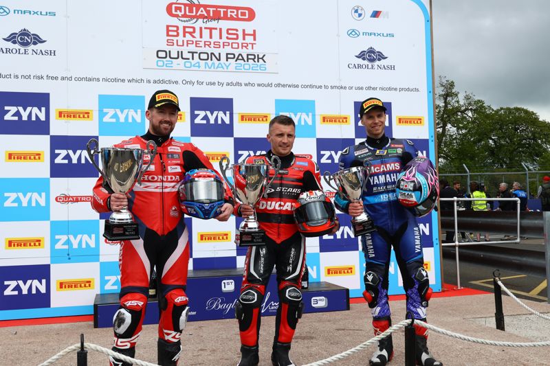 Quattro Group British Supersport Championship: Stapleford holds of Kennedy for Sprint victory