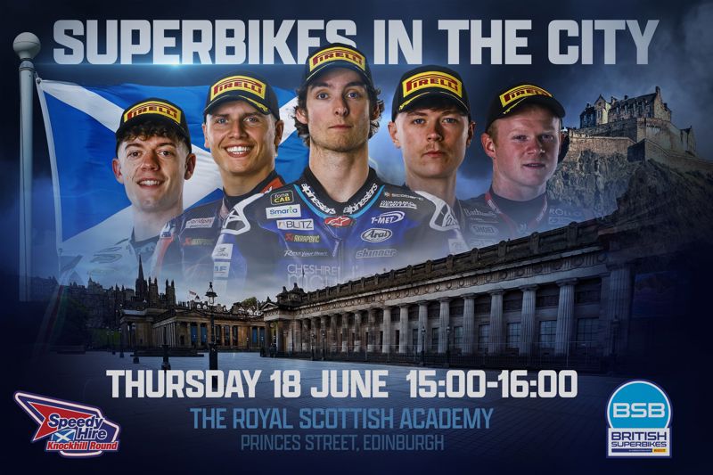 Superbikes and the City: Meet the Riders in Edinburgh ahead of Knockhill