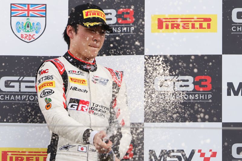 Nakamura nicks GB3 race three win after sensational final lap at Silverstone