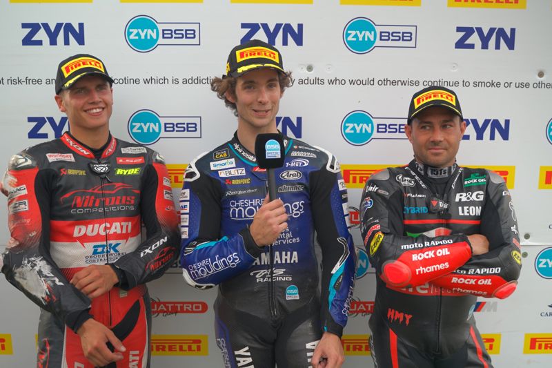 VIDEO: Race one podium reactions from Cadwell Park