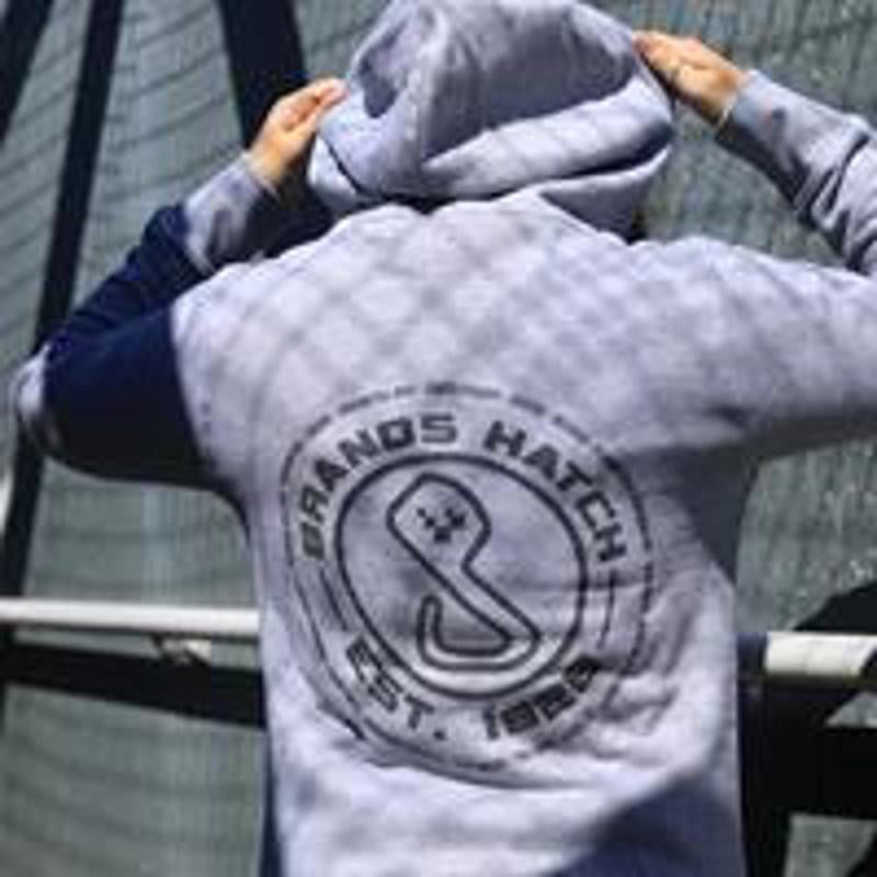 Brands Hatch Ladies Hoodie - Grey