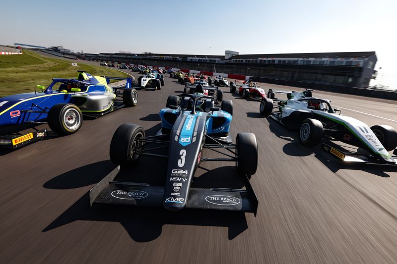 Record-breaking 29 car GB4 grid gears up for Silverstone