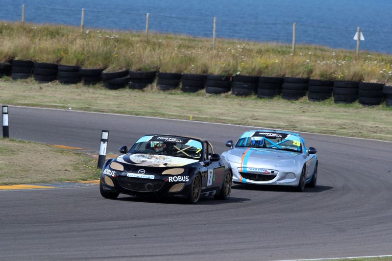 Miata's set to go wheel-to-wheel in Wales!