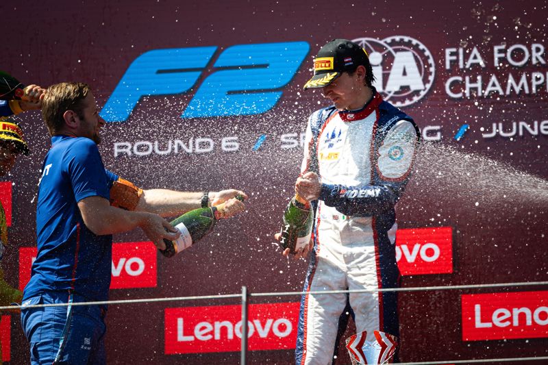 Alumni news: GB3 runner-up Bennett blasts to breakthrough F2 victory in Austria