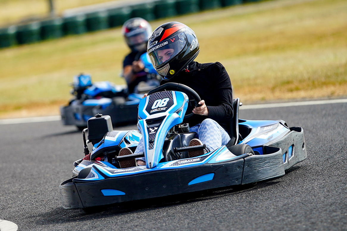 Karts offer an entirely different adrenaline rush