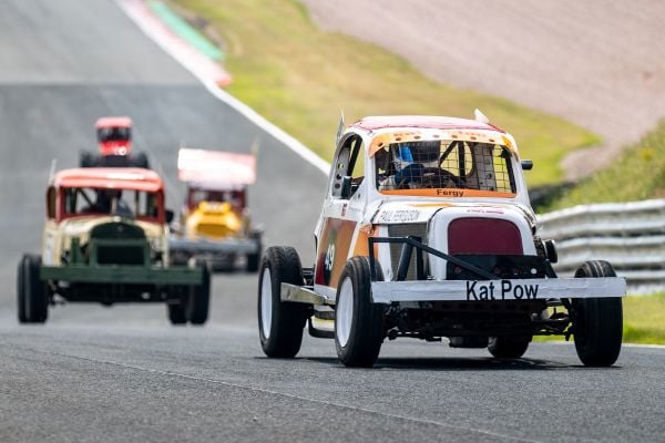 =BriSca Heritage Stock Cars on-track demonstration