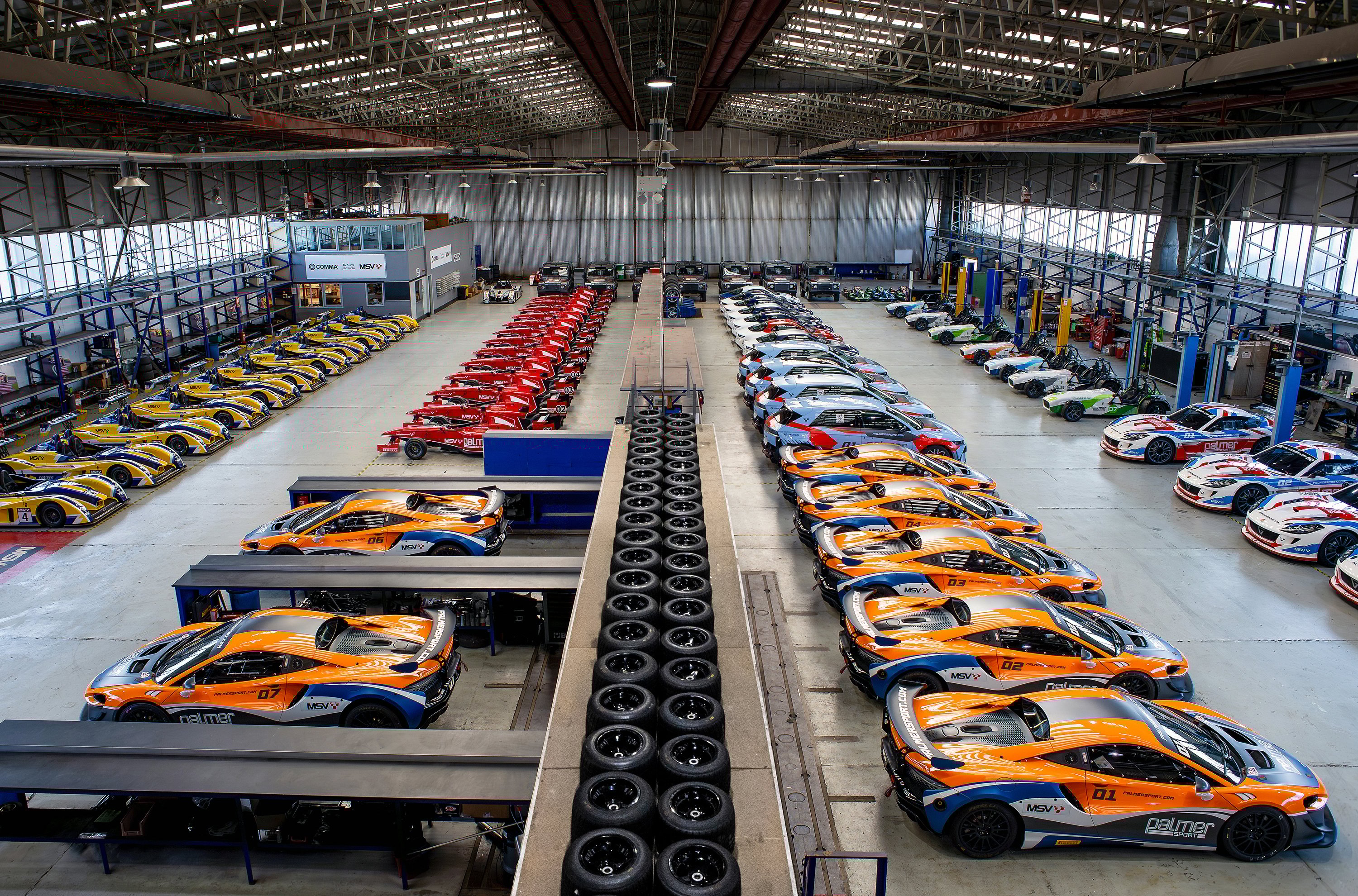 Workshop of dreams – the PalmerSport fleet at Bedford Autodrome 