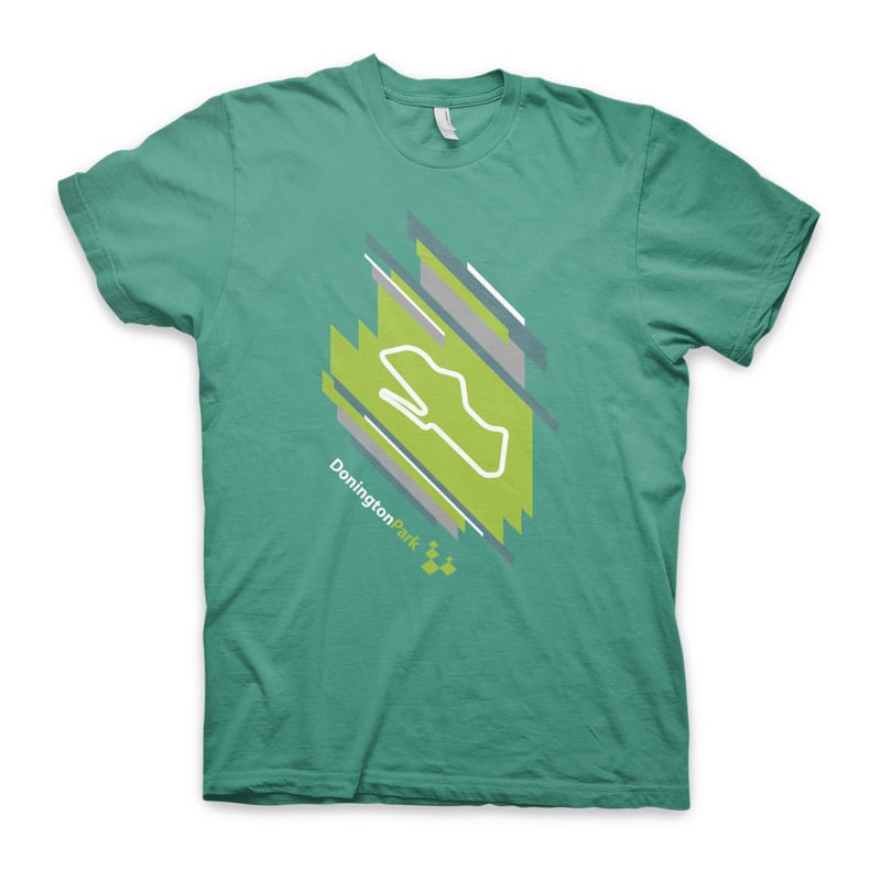 Donington Park Shard T-Shirt - Teal