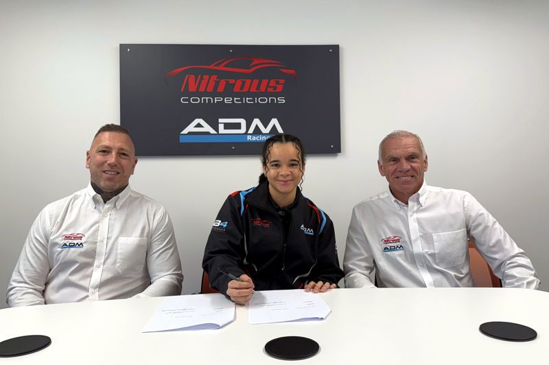 Caitlyn McDaniel commits to Nitrous Competitions ADM Racing for GB4 return Caitlyn McDaniel commits to Nitrous Competitions ADM Racing for GB4 return