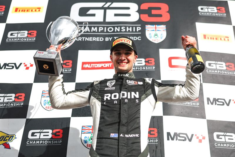 GB3 race two: Ninovic wins despite 10 second penalty