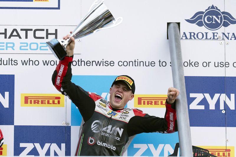 Talbot celebrates podium finish in rookie season