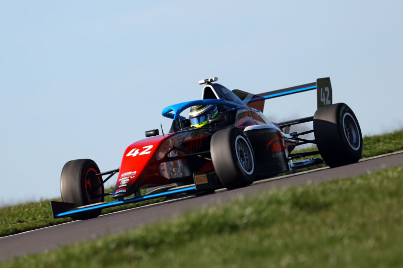 Clean sweep for red hot Hilton on first day of Donington Park GB4 media day test
