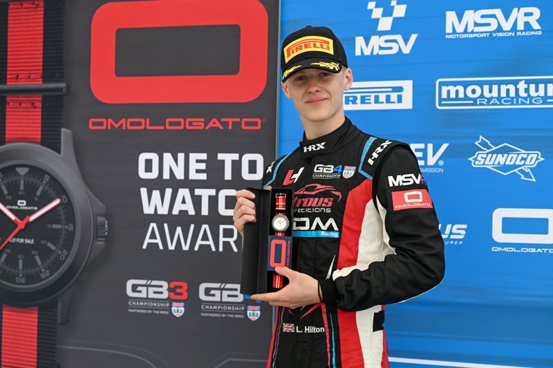 Hilton secures Omologato One to Watch Award at Donington Park