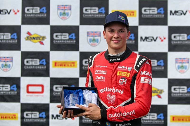 Hallman in a hurry - Hillspeed's super Swede claims Donington Park Sunoco Fastest Driver of the Weekend Award Hallman in a hurry - Hillspeed's super Swede claims Donington Park Sunoco Fastest Driver of the Weekend Award
