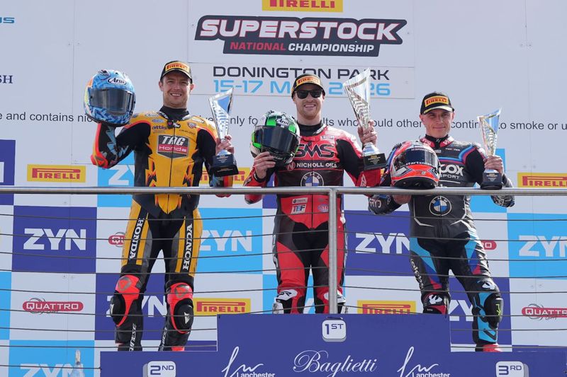 Pirelli National Superstock Championship: Allingham wins dramatic seven lap dash