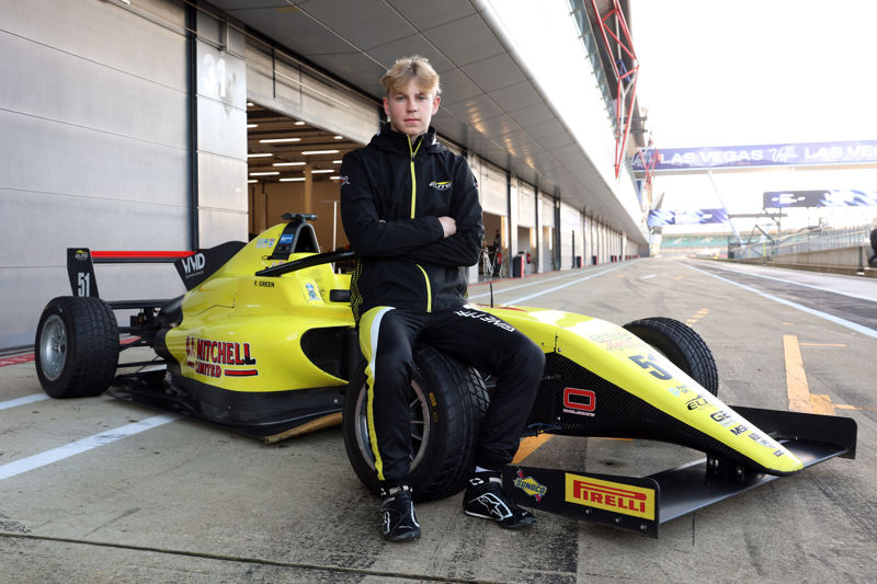 Ginetta Junior runner-up Fred Green steps up to GB4 with Elite Motorsport