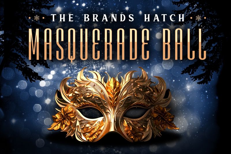 Book your Masquerade Ball Christmas Party at Brands Hatch – new lower pricing unmasked for 2025!