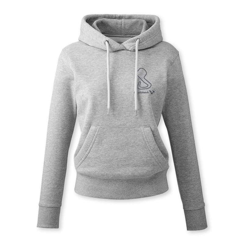 Brands Hatch Ladies Hoodie - Grey