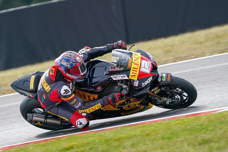 Pirelli National Superstock Championship: Mossey takes charge to lead Owens at the end of opening day