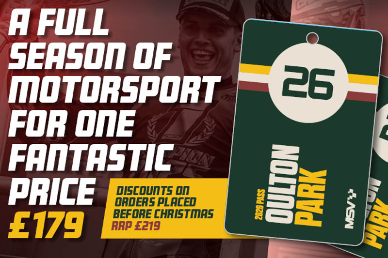 A full season of motorsport at Oulton Park for one fantastic price of £179 A full season of motorsport at Oulton Park for one fantastic price of £179