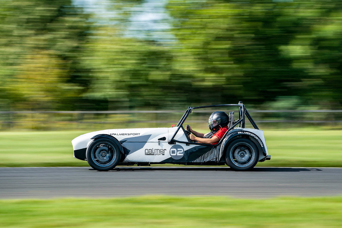 The Caterham PalmerSport edition at pace