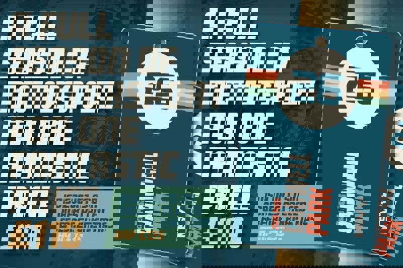 A full season of motorsport for one fantastic price of £110