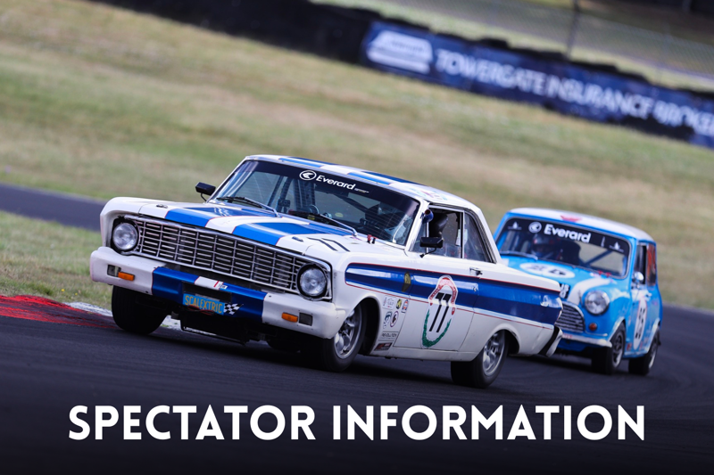 Spectator information for Touring Car Rewind: North
