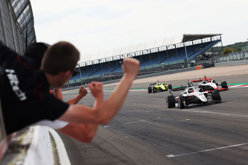 Micallef wins Silverstone GB3 race three stunner with last lap move
